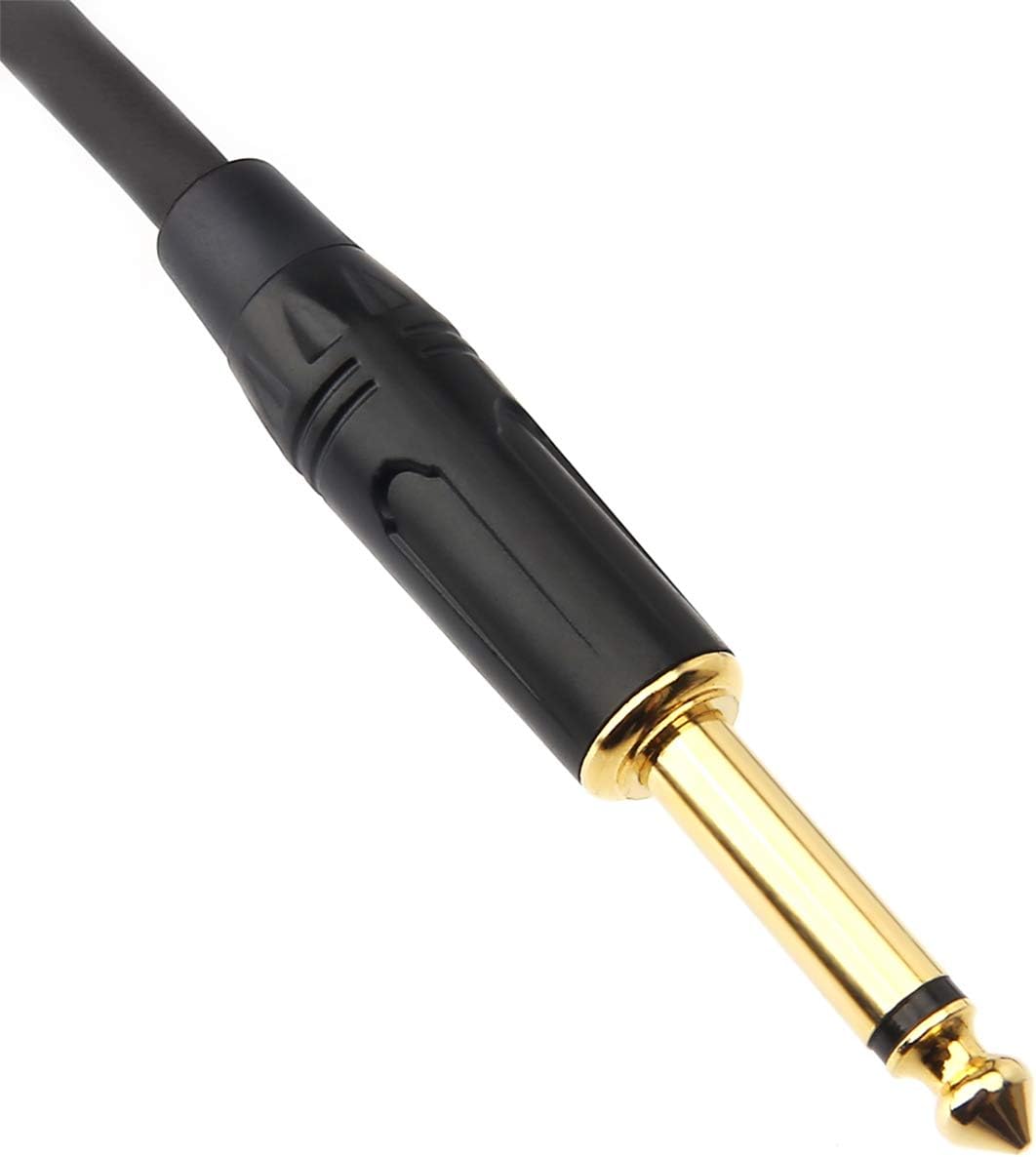 1/8 Inch TRS Stereo to Dual 1/4 inch TS Mono Y-Splitter Cable 3.5mm Aux Mini Jack Stereo Breakout Cable Path Cords - 6 feet - Image 5