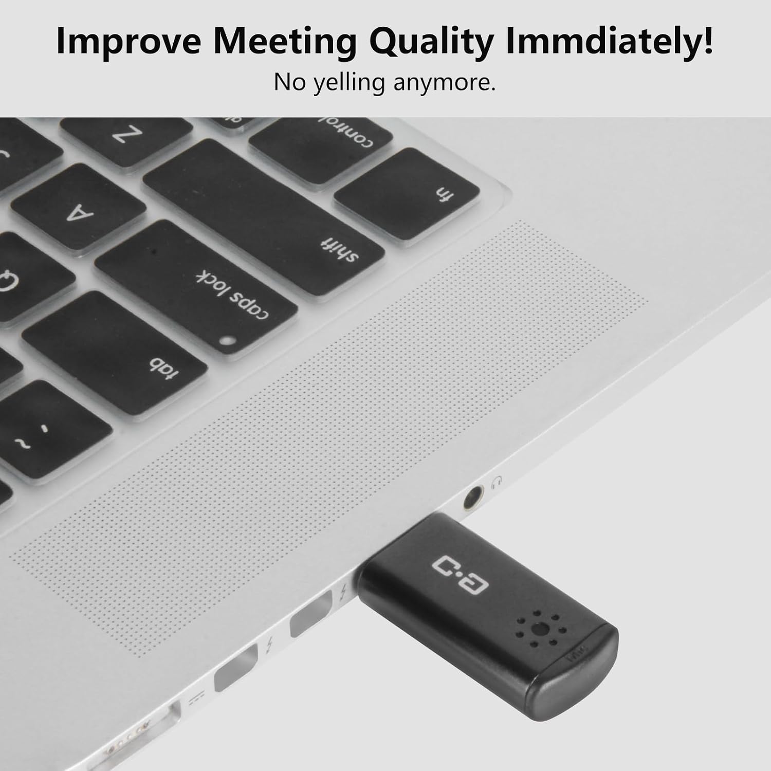 Mini USB Microphone for Laptop & Desktop, Plug-and-Play | High-Sensitivity USB Mic for Clear Voice Pickup, Compact and Portable, Ideal for Work and Study - Image 3