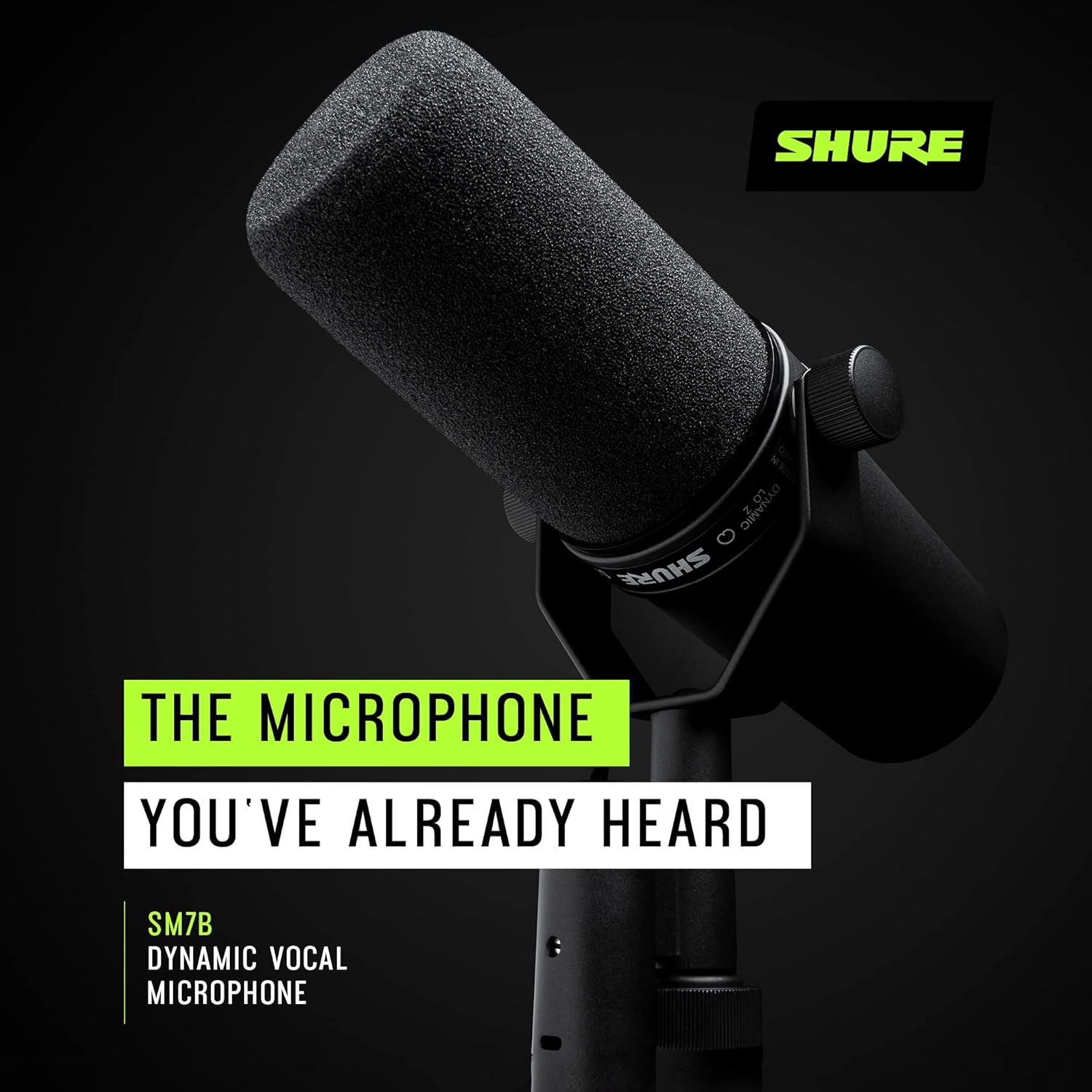 Shure SM7B Dynamic Vocal Microphone for Podcasting & Streaming | XLR studio dynamic mic for broadcast, podcast, recording, gaming and streaming; smooth warm vocals, rugged build - Image 5
