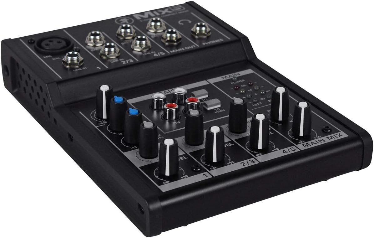 Mackie Mix5 5-Channel Compact Mixer, Black - Image 2